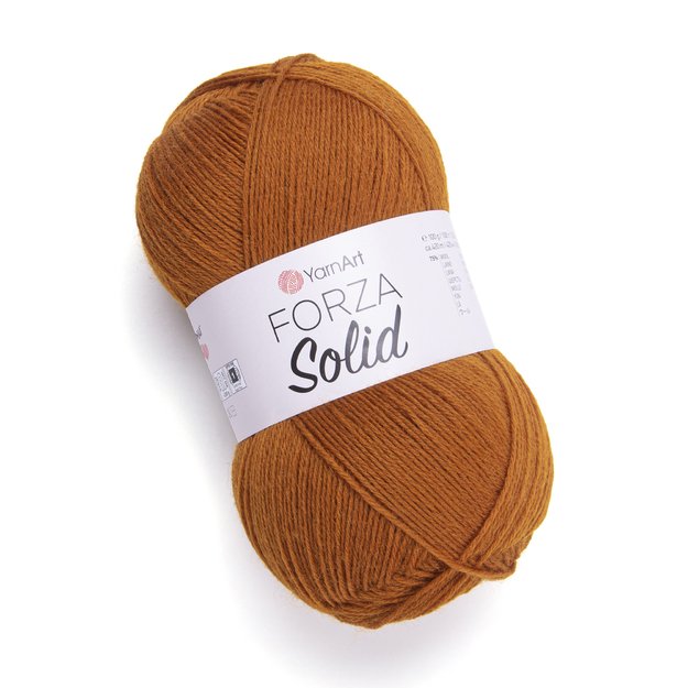 FORZA SOLID- 75% wool, 25% polyamide, 100gr/ 420m, Nr 4608