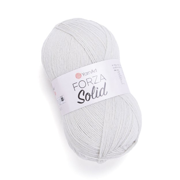 FORZA SOLID- 75% wool, 25% polyamide, 100gr/ 420m, Nr 4611