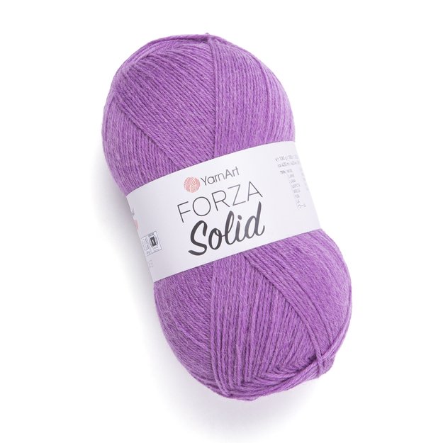 FORZA SOLID- 75% wool, 25% polyamide, 100gr/ 420m, Nr 4640