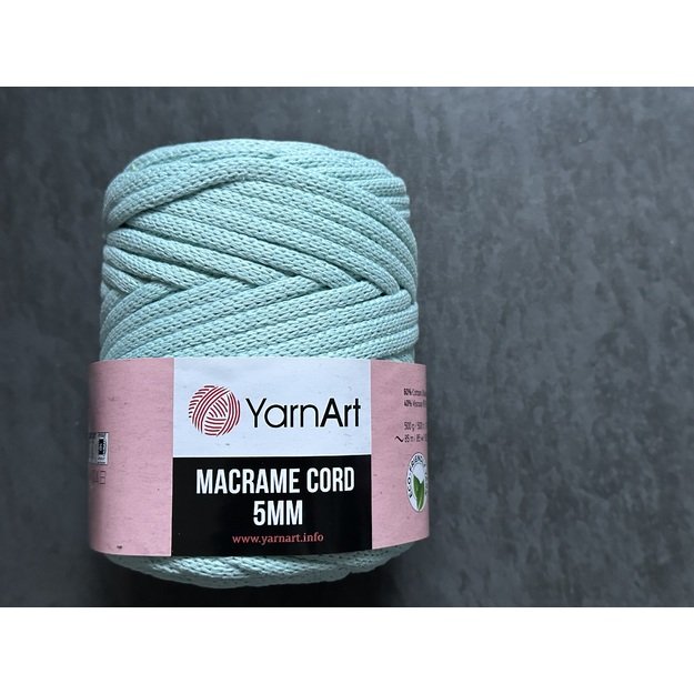 MACRAME Cord 5mm- 60% Cotton, 40% Viscose&Polyester, 500 gr/ 85 m, Nr 775