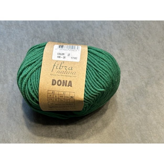 DONA Fibra Natura- 100% Superwash Extra fine merino, 50gr/ 115m, Nr 106-26