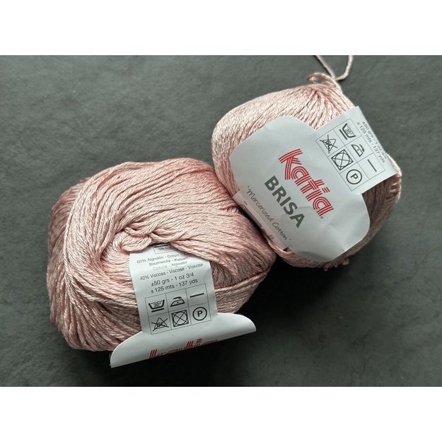 BRISA- 60% mercerized Cotton, 40% viscose, 50gr/ 125m, Nr 48