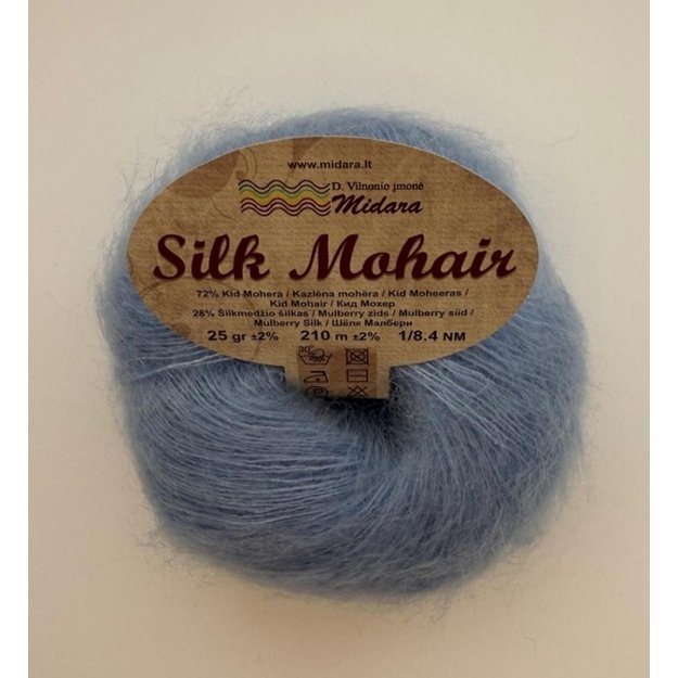 SILK MOHAIR- 72% Kid Mohair, 28% Mulberry Silk, 25gr/ 210m, Nr 545
