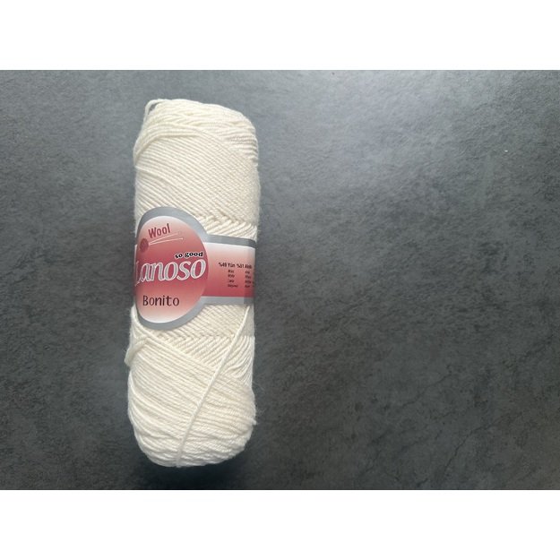 BONITO lanoso- 49% wool, 51% acrylic, 100gr/ 300m, Nr 901 1
