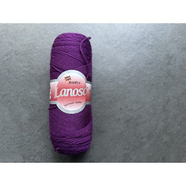 BONITO lanoso- 49% wool, 51% acrylic, 100gr/ 300m, Nr 945