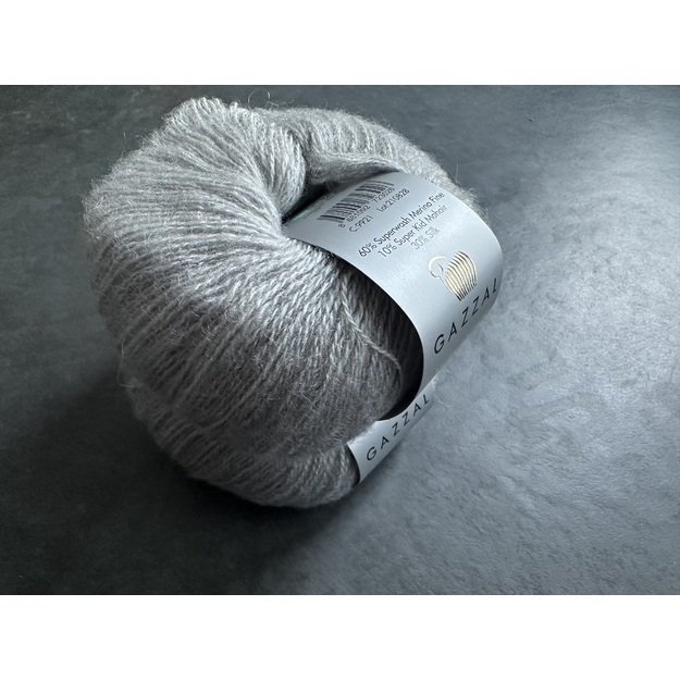 EXCLUSIVE Gazzal- 60% superwash merino fine, 10% super kid mohair, 30% mulberry silk, 25gr/ 200m, Nr 9921 3