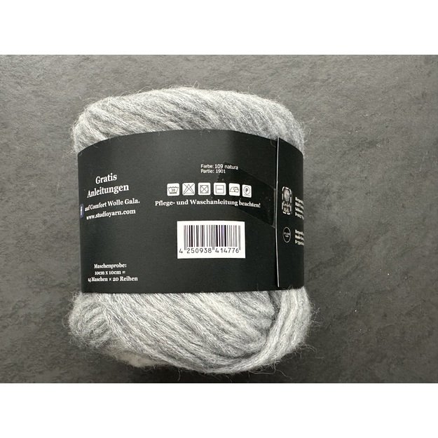 GALA-50-  80% wool, 20% polyamide, 50 gr/125 m, Nr 109-natura 2