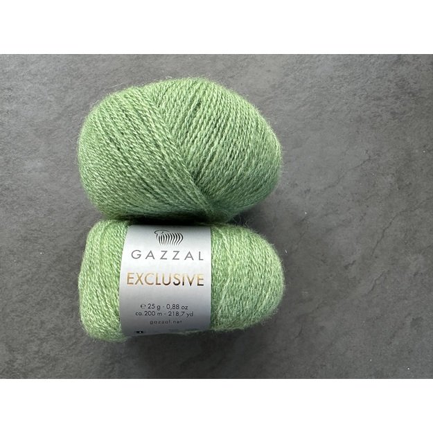 EXCLUSIVE Gazzal- 60% superwash merino fine, 10% super kid mohair, 30% mulberry silk, 25gr/ 200m, Nr 9931