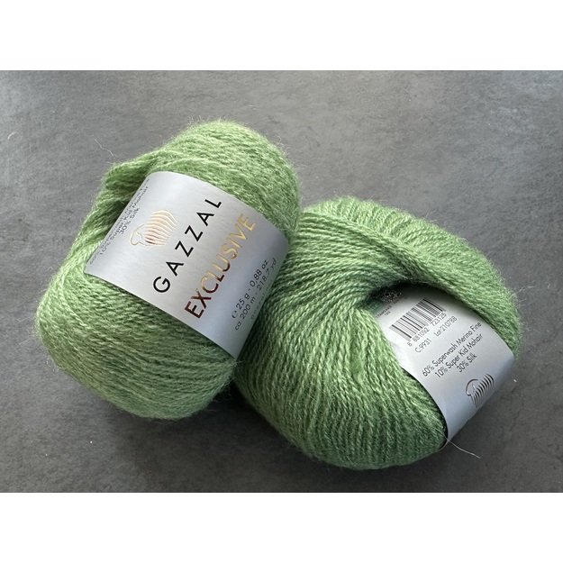 EXCLUSIVE Gazzal- 60% superwash merino fine, 10% super kid mohair, 30% mulberry silk, 25gr/ 200m, Nr 9931 2