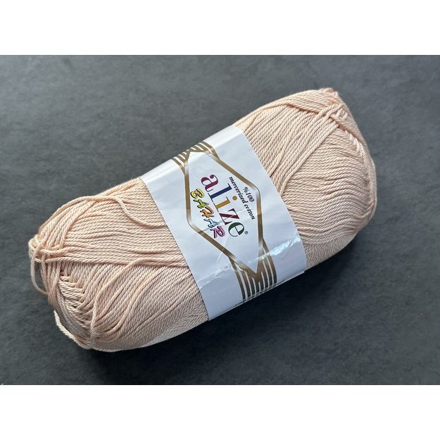 BAHAR Alize- 100% Cotton Mercerized (merserizuota medvilnė), 100gr/ 260m, Nr 160 2