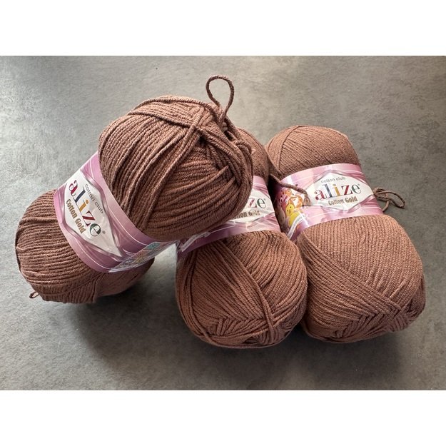 COTTON GOLD Alize- 55% Cotton, 45% Acrylic, 100gr/ 330m, Nr 493