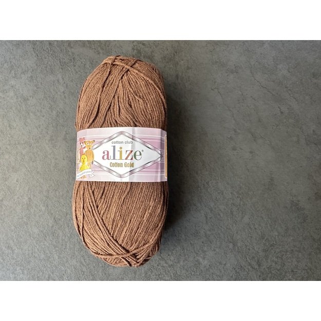 COTTON GOLD Alize- 55% Cotton, 45% Acrylic, 100gr/ 330m, Nr 493 4