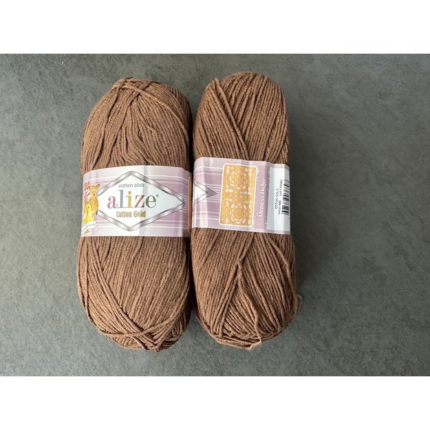 COTTON GOLD Alize- 55% Cotton, 45% Acrylic, 100gr/ 330m, Nr 493 5