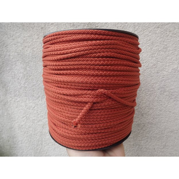 Cord, knitted, polyester, with filling, 5.5-6.0 mm - No. 117 1