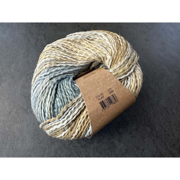 LE CHIC-36% Merino superwash, 28% Cotton, 18% Linen, 18% Bamboo, 50 gr/ 120 m, Nr 15-207 2