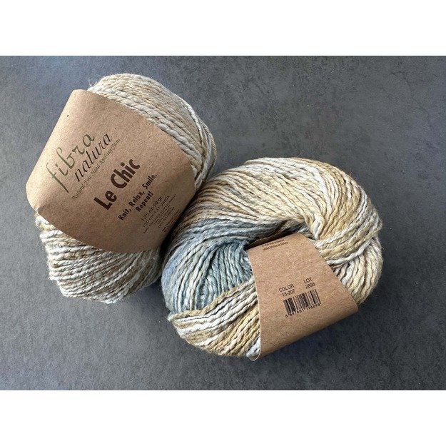 LE CHIC-36% Merino superwash, 28% Cotton, 18% Linen, 18% Bamboo, 50 gr/ 120 m, Nr 15-207