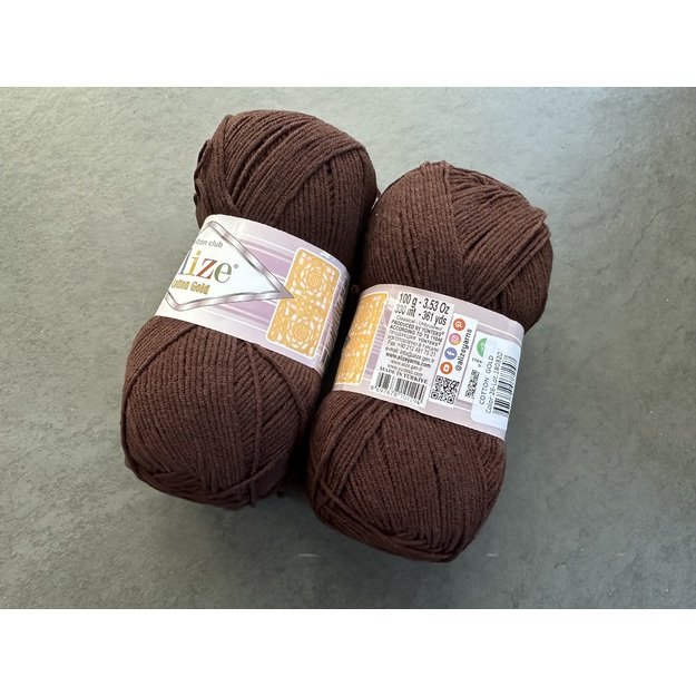 COTTON GOLD Alize- 55% Cotton, 45% Acrylic, 100gr/ 330m, Nr 26 1