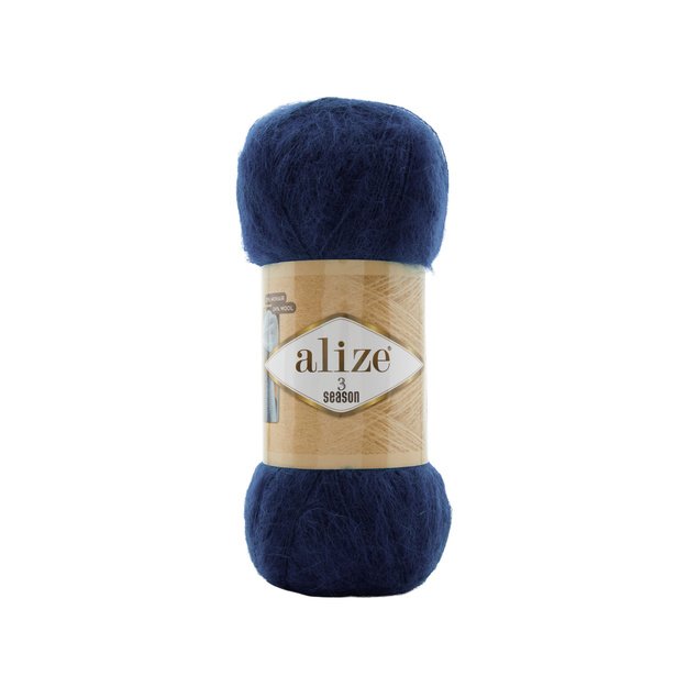 3 SEASON Alize- 51% Akrilik, 25% Mohair, 24% Wool, 100gr/ 500m, Nr 58
