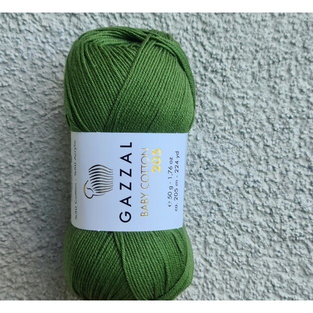 BABY COTTON 205 Gazzal- 50% cotton, 50% acrylic, 50 gr/ 205m, Nr 516