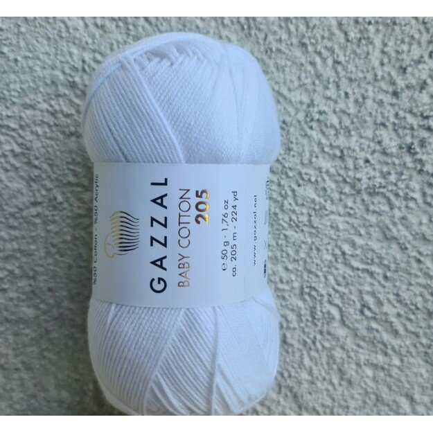 BABY COTTON 205 Gazzal- 50% cotton, 50% acrylic, 50 gr/ 205m, Nr 532