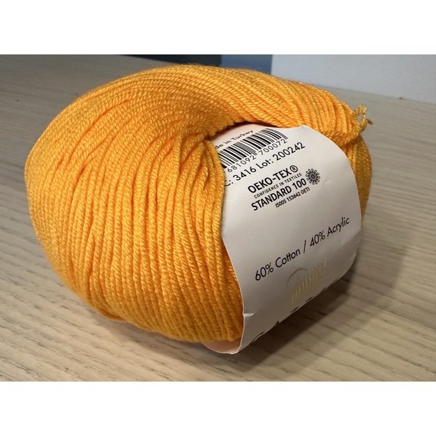 BABY COTTON Gazzal- 60% cotton, 40% acrylic, 50gr/ 165m, Nr 3416