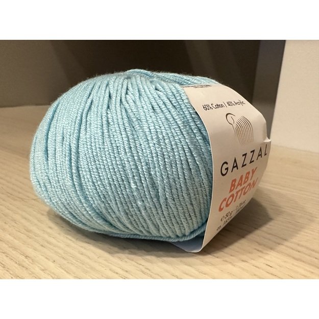 BABY COTTON Gazzal- 60% cotton, 40% acrylic, 50gr/ 165m, Nr 3451