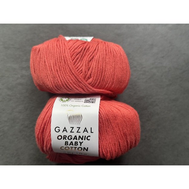 ORGANIC BABY COTTON Gazzal- 100% organic cotton, 50gr/ 115m, Nr 419