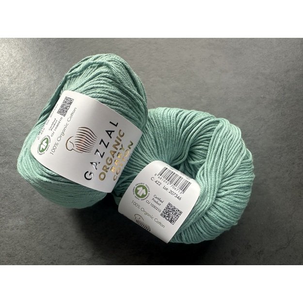 ORGANIC BABY COTTON Gazzal- 100% organic cotton, 50gr/ 115m, Nr 422