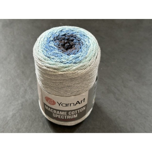 MACRAME COTTON SPECTRUM YarnArt- 80% cotton, 20% polyester, 250gr/ 225m, Nr 1304