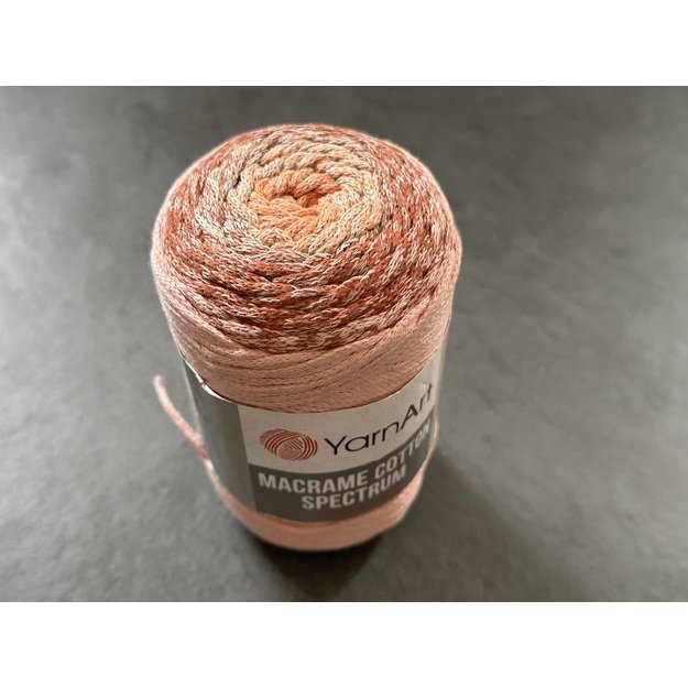 MACRAME COTTON SPECTRUM YarnArt- 80% cotton, 20% polyester, 250gr/ 225m, Nr 1319