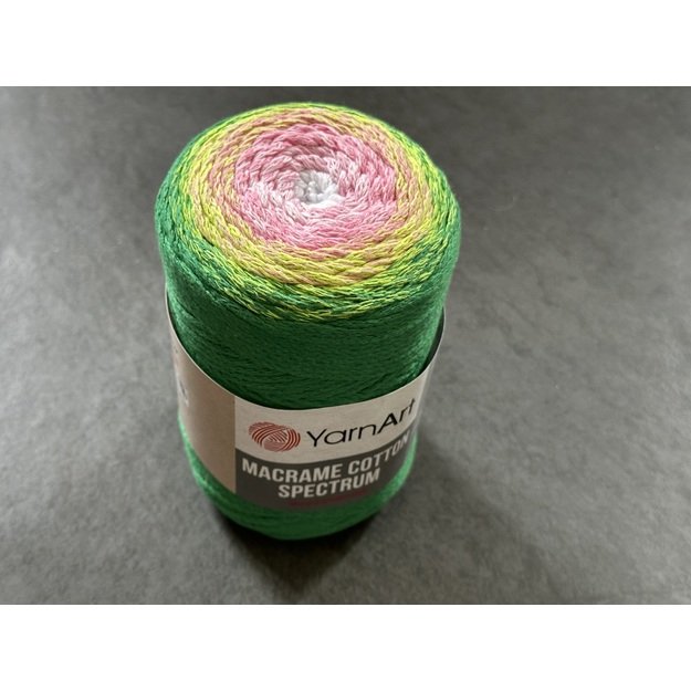 MACRAME COTTON SPECTRUM YarnArt- 80% cotton, 20% polyester, 250gr/ 225m, Nr 1309