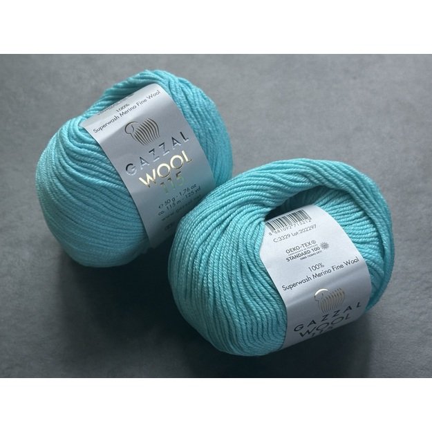 WOOL 115 Gazzal- 100% superwash merino fine wool, 50gr/ 115m, Nr. 3329