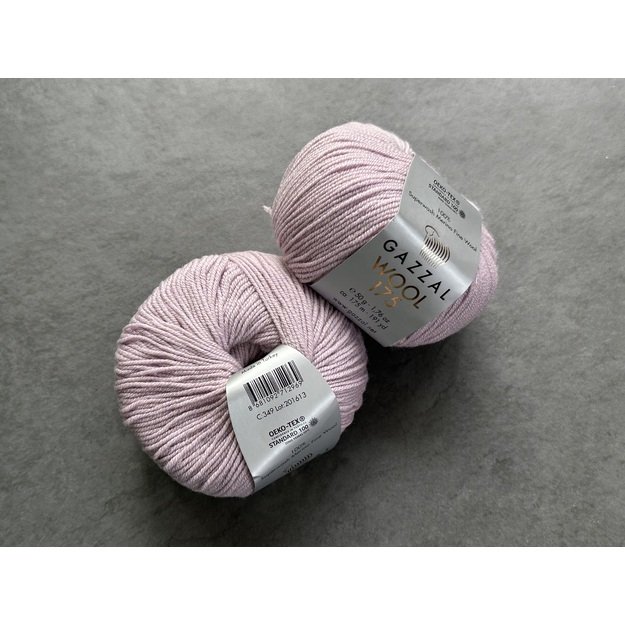 WOOL 175 Gazzal- 100% superwash merino fine wool, 50gr/ 175m, Nr. 349