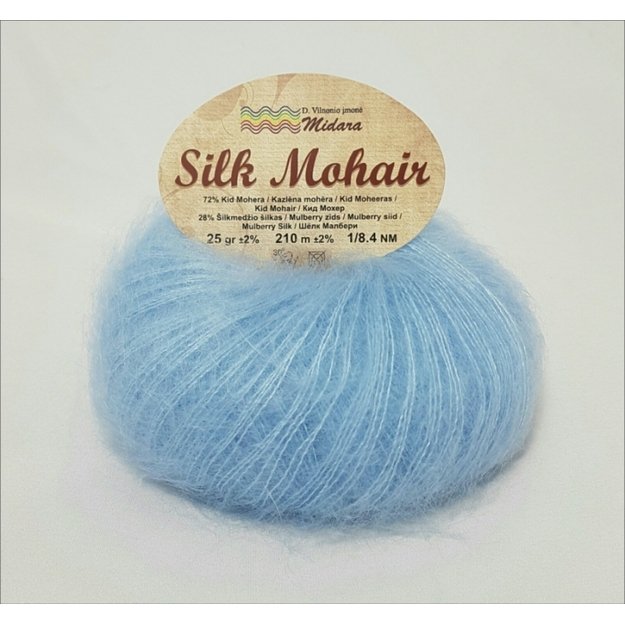 SILK MOHAIR- 72% Kid Mohair, 28% Mulberry Silk, 25gr/ 210m, Nr S-550