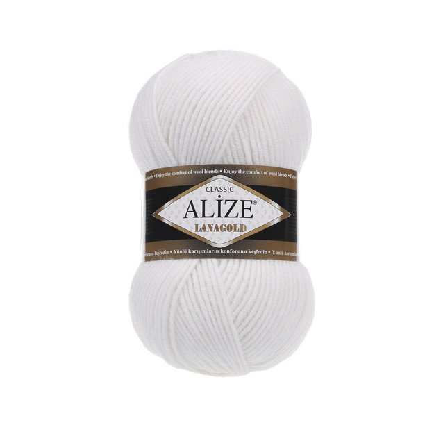 LANAGOLD classic Alize- 51% acrylic, 49% wool, 100gr/ 240m, Nr 55