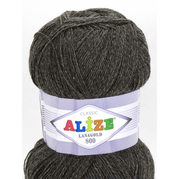 LANAGOLD 800 Alize- 51% acrylic, 49% wool, 100gr/ 800m, Nr 182