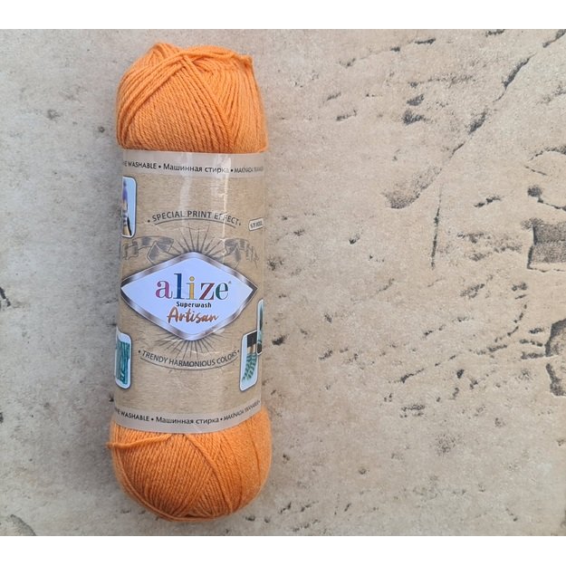 ARTISAN Superwash Alize- 75% SW Wool, 25% Polyamide, 100gr/ 420m, Nr 336