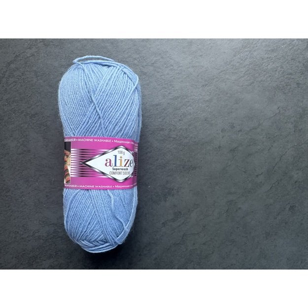 SUPERWASH COMFORT Socks Alize-75% SW Wool, 25% Polyamide, 100gr/ 420m, Nr 625