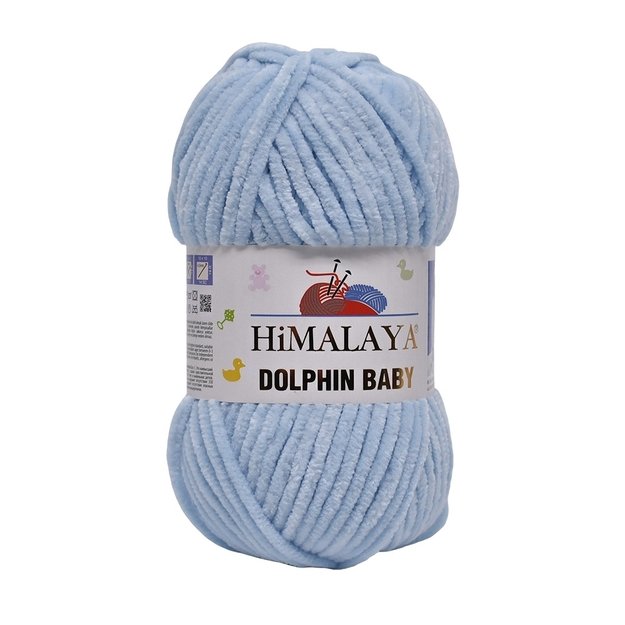 HIMALAYA Dolphin Baby 100% mikropoliesteris 100 gr / 120 m, Nr 80306