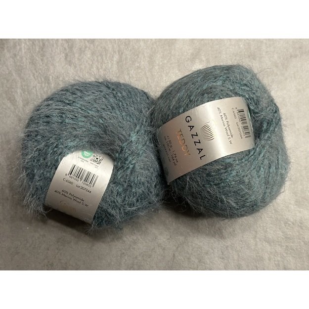 TEDDY Gazzal- 60% Polyamide, 40% Merino wool, 50gr/ 150m, Nr 6560