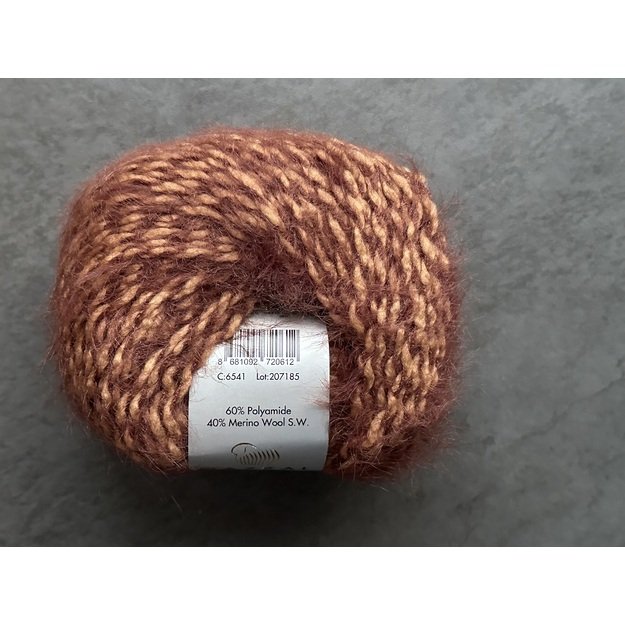 TEDDY Gazzal- 60% Polyamide, 40% Merino wool, 50gr/ 150m, Nr 6541