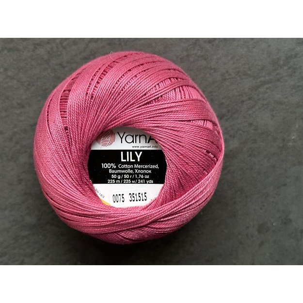 LILY- 100% Cotton Mercerized, 50gr/ 225m, Nr 0075