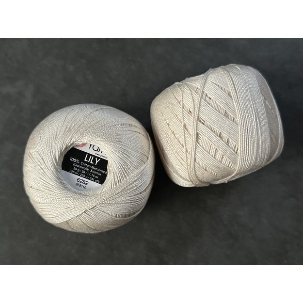 LILY- 100% Cotton Mercerized, 50gr/ 225m, Nr 6282