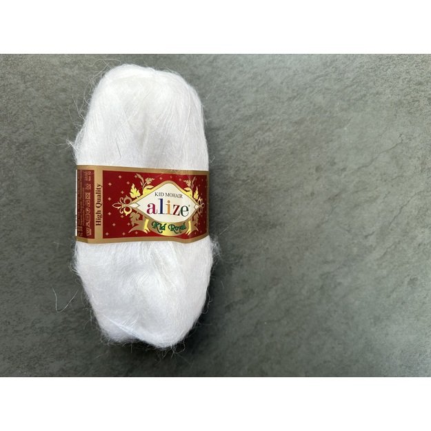 KID ROYAL Kid Mohair Alize- 62% Kid Mohair, 38% Polyamide, 50gr/ 500m, Nr 55