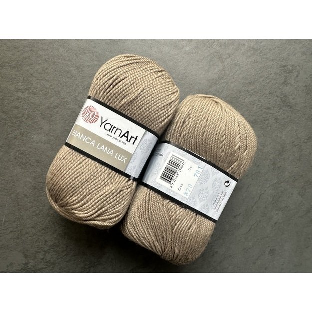 BIANCA Lanalux- 100% Wool (vilna), 100gr/ 240m, nr 870