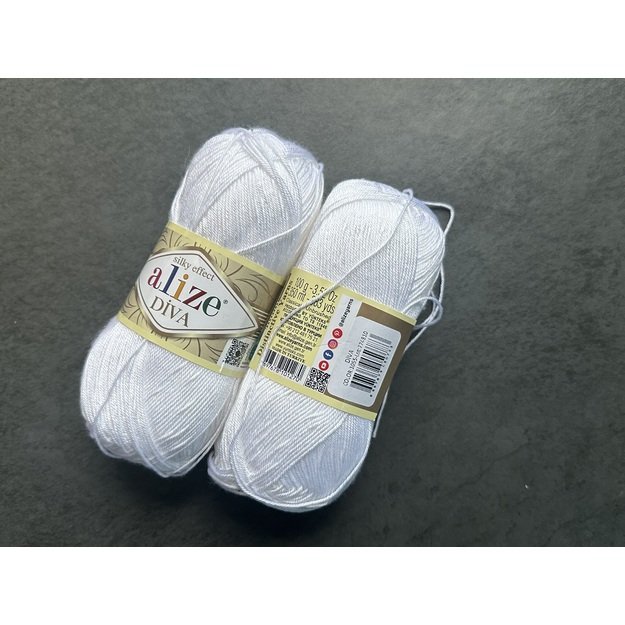 DIVA Alize- 100% microfiber acrylic, 100gr/ 350m, Nr 1055