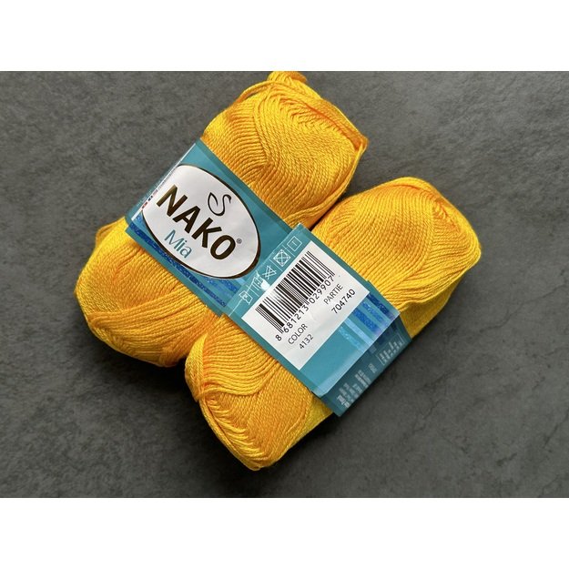 MIA Nako- 100% Merserize Pamuk, 50gr/ 170m, Nr 4132