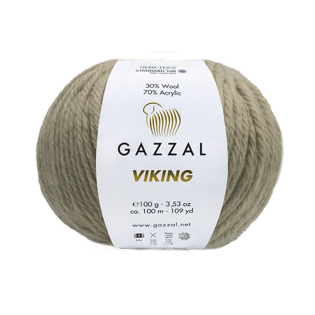 VIKING Gazzal - 70% Acrylic, 30% Wool, 100gr/ 100m, Nr 4008