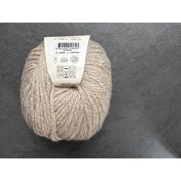 VIKING Gazzal - 70% Acrylic, 30% Wool, 100gr/ 100m, Nr 4008