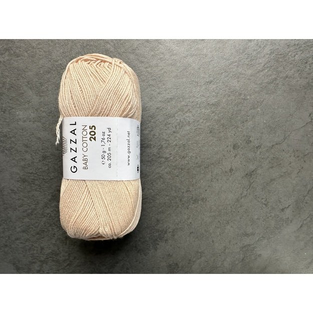 BABY COTTON 205 Gazzal- 50% cotton, 50% acrylic, 50 gr/ 205m, Nr 528